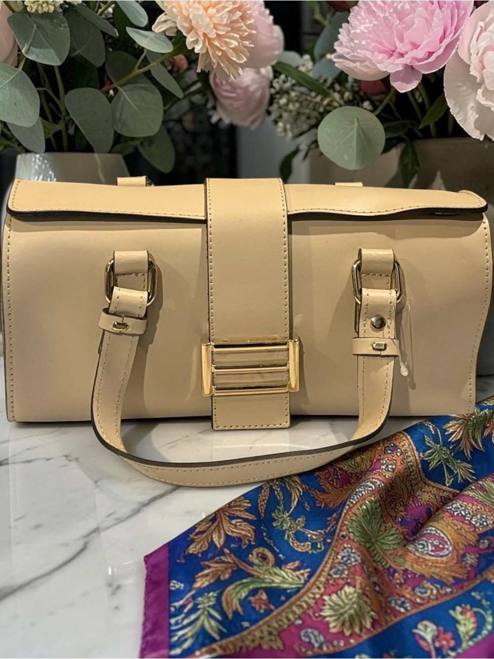 Divina Firenze Leather Bag Satchel